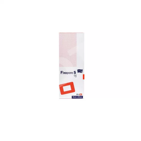 Pansamente sterile autoadezive cu baza din netesut, 30 cm x 10 cm, 25 bucati, Fixopore