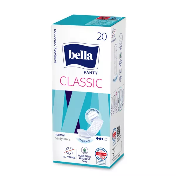 Panty Classic absorbante zilnice, 20 bucati, Bella