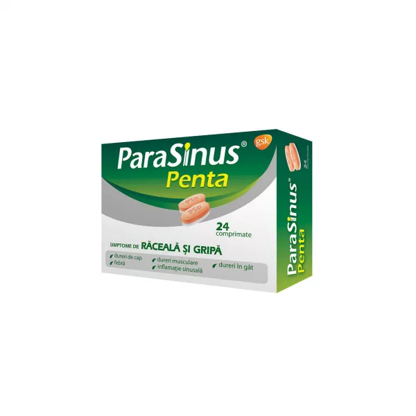 Parasinus Penta, 24 comprimate, Gsk