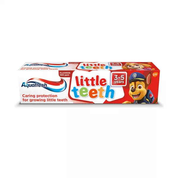 Pasta de dinti Aquafresh Little Teeth, 3-5 ani, 50 ml