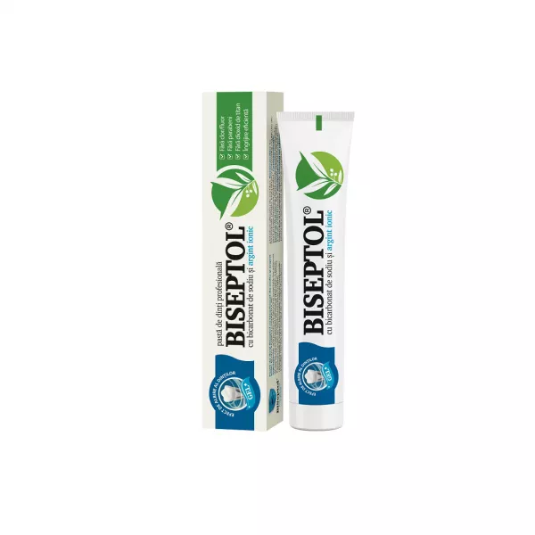 Pasta de dinti cu Argint Ionic Biseptol, 75 ml, Dacia Plant