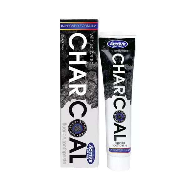 Pasta de dinti cu carbune activ, Active Oral, 125 ml, Business Partner