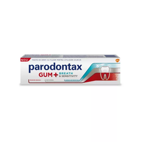 Pasta de dinti Parodontax Gum Breath Sensitivity, 75 ml, Parodontax