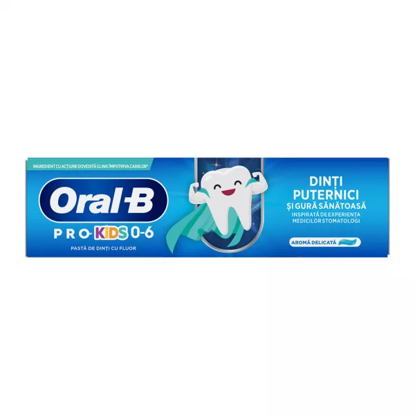 Pasta de dinti pentru copii 0-6 ani Pro Kids, 50 ml, Oral-B