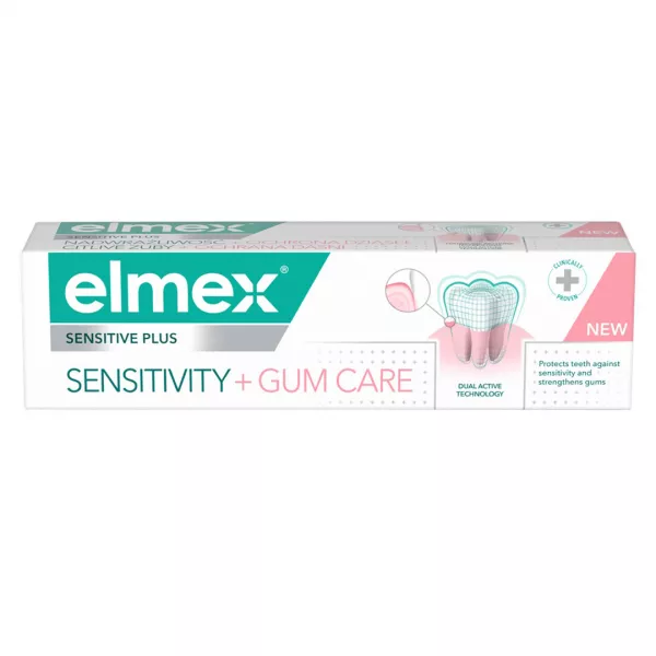 Pasta de dinti Sensitive Plus Sensitivity+Gum, 75 ml, Elmex