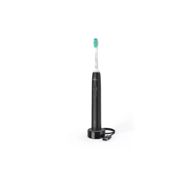 Periuta de dinti electrica Sonicare HX3671/14, 1 program, 62000 miscari/minut ,1 capat de periere, negru, Philips Avent