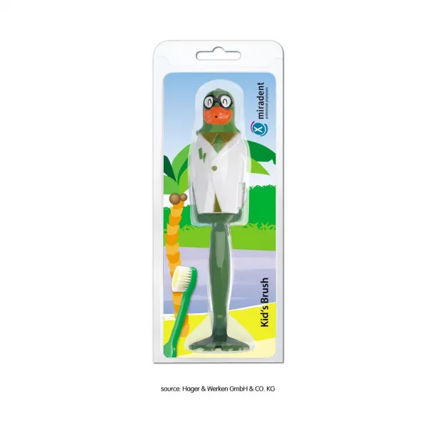 Periuta de dinti pentru copii 630146, papagal, Miradent