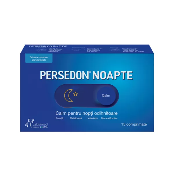 Persedon Noapte, 15 comprimate, Labormed