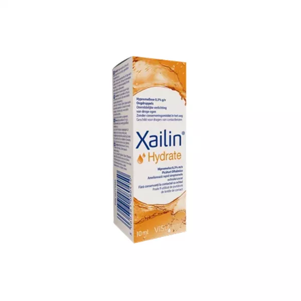Picaturi oftalmice Xailin Hydrate, 10 ml, Visufarma
