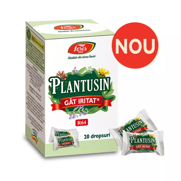 Plantusin Gat Iritat, R64, 20 dropsuri 100g, Fares