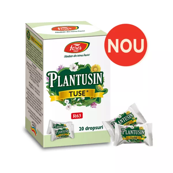 Plantusin Tuse R63, 20 dropsuri, Fares