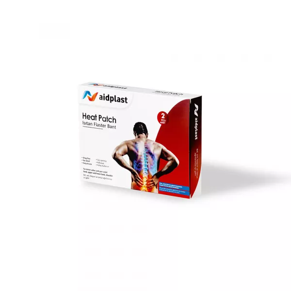 Plasture cu cărbune activ, Antireumatic 9,5cmx13cm - 2 buc/cutie, Aidplast