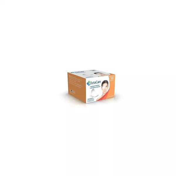 Plasturi oculari sterili pentru adulti, 6,5 cm x 9,5 cm, 50 bucati, Octamed