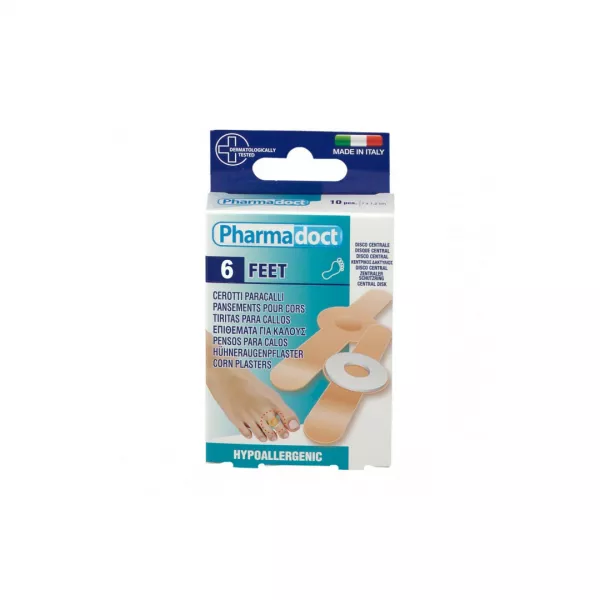 Plasturi pentru indepartarea bataturilor, 6 bucati, Pharmadoct