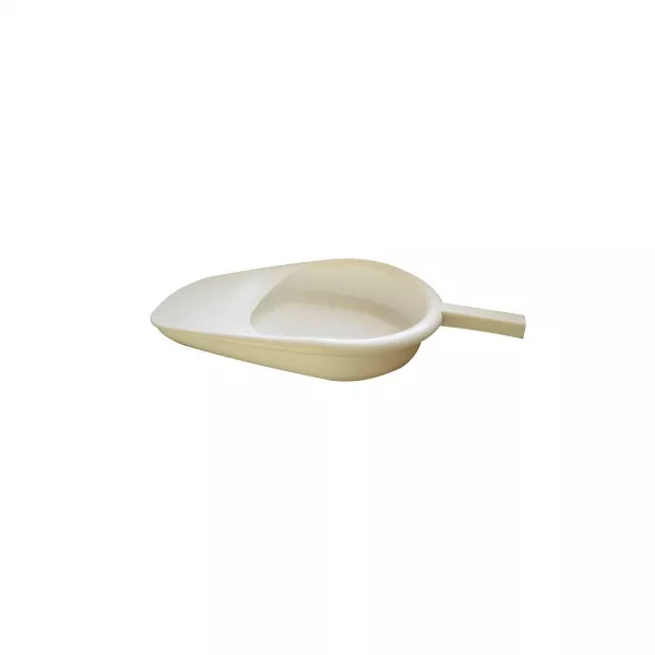 Plosca medicala unisex, plastic alb, 1 bucata