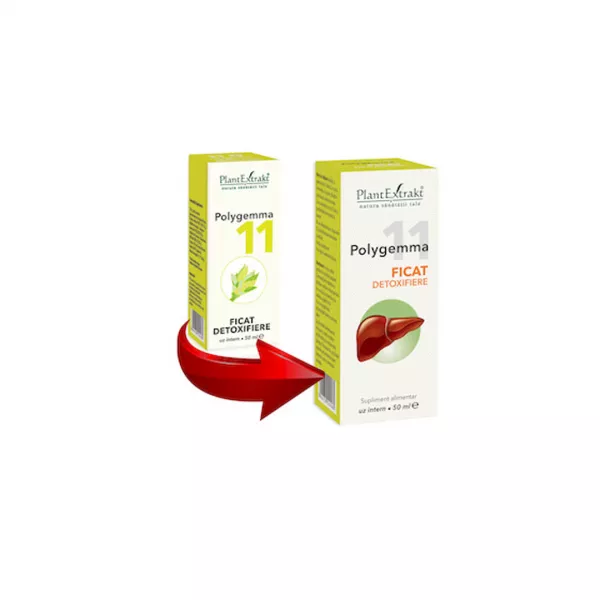 Polygemma 11 Ficat detoxifiere, 50 ml, Plant Extrakt
