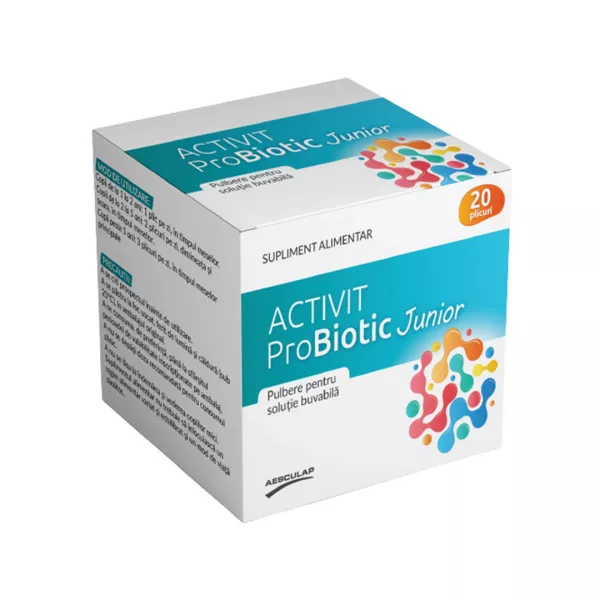 Probiotic Activit junior, 20 plicuri, Aesculap