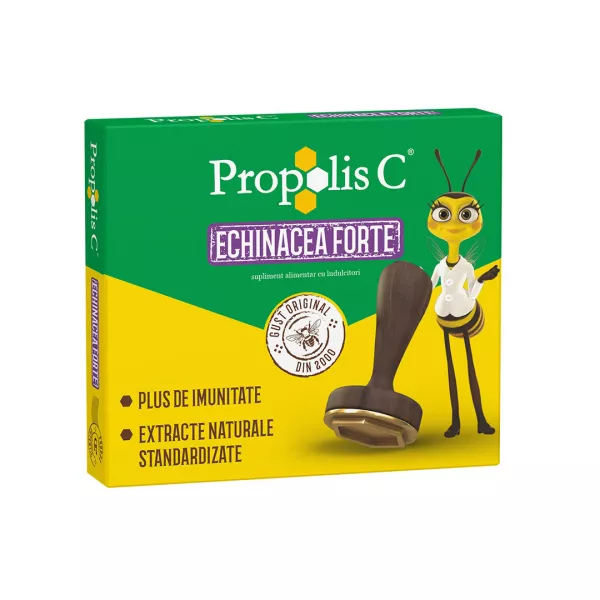 Propolis C Echinacea Forte, 20 comprimate, Fiterman Pharma