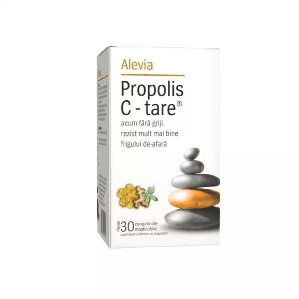 Propolis C-tare, 30 comprimate, Alevia