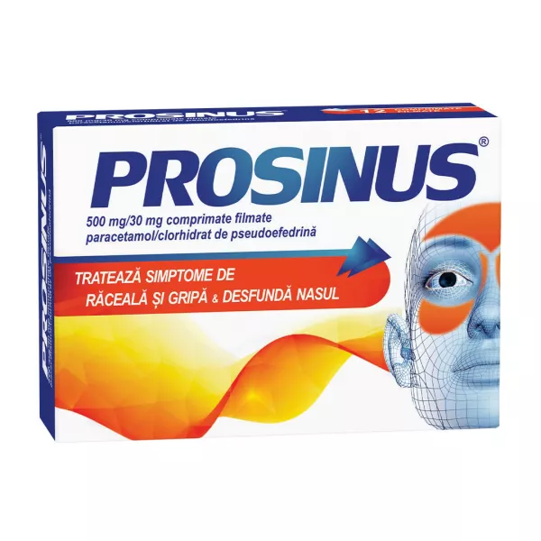 Prosinus 500mg/30mg, 20 comprimate filmate, Fiterman