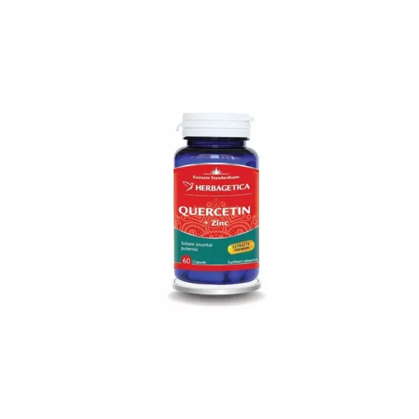 Quercetin Plus Zinc, 60 capsule, Herbagetica