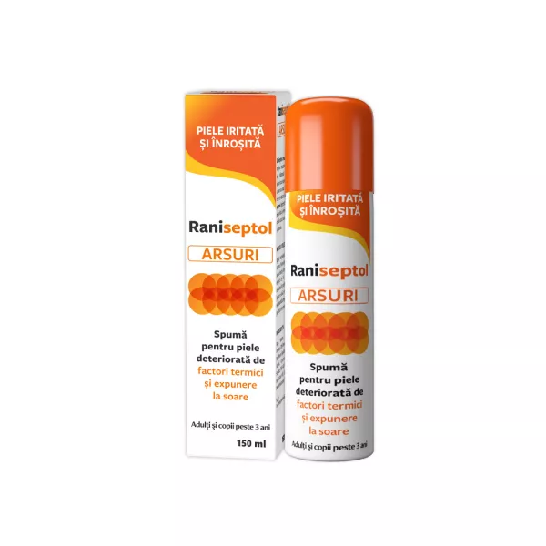 Raniseptol Arsuri spuma, 150 ml, Zdrovit