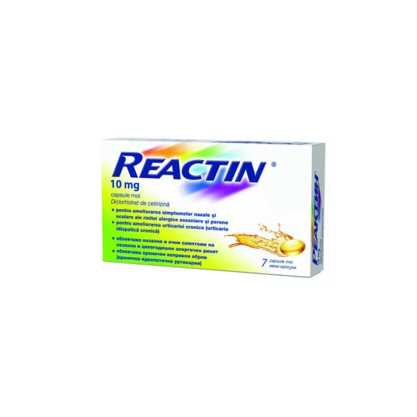 Reactin 10 mg, 7 capsule moi