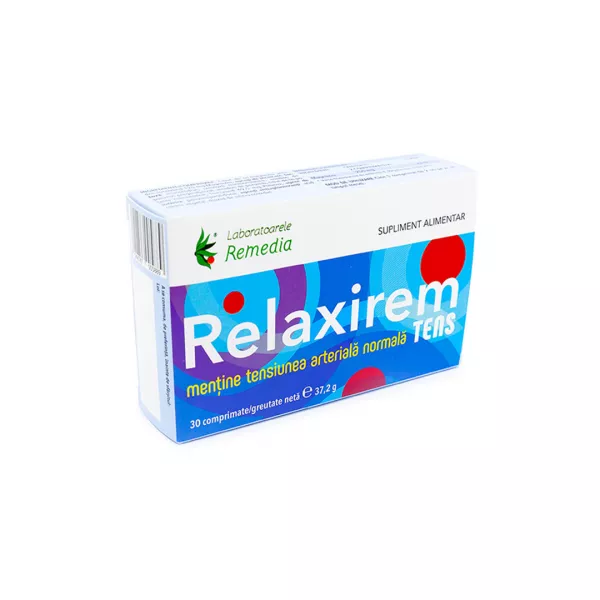 Relaxirem Tens, 30 comprimate, Remedia