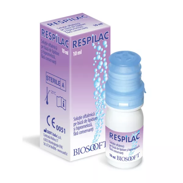 Respilac solutie oftalmica, 10 ml, Biosooft