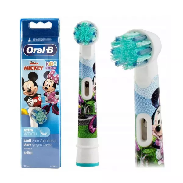 Rezerva periuta dinti copii Mickey Mouse, soft, multicolor, Oral-B