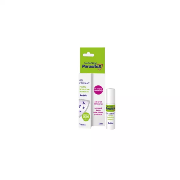 Roll-On calmant intepaturi insecte, 10 ml, Santaderm Parasites