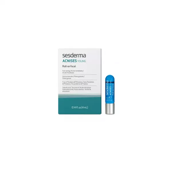 Roll-on focal pentru ten predispus la acnee Acnises Young, 4 ml, Sesderma