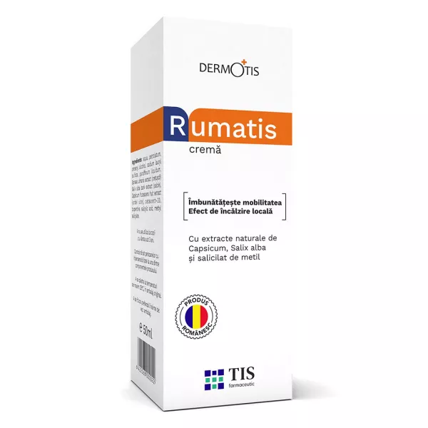 RumaTis crema relaxanta Dermotis, 50 ml, Tis Farmaceutic