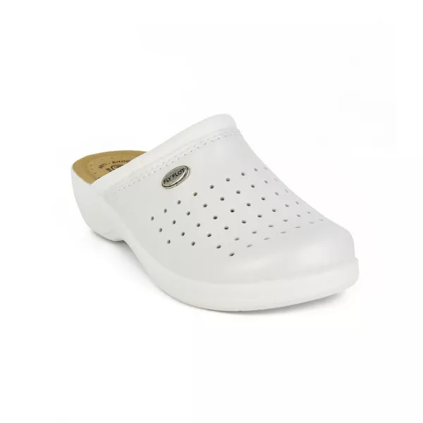 Saboti Dama Fly Flot 080, alb perlat