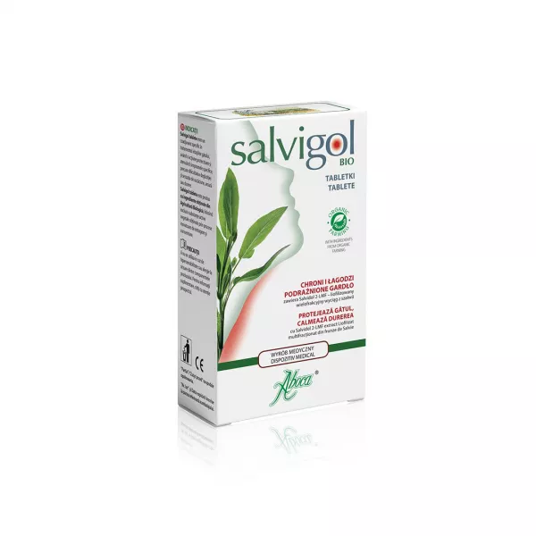 Salvigol pentru adulti, 30 tablete, Aboca