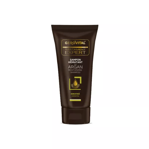 Sampon hidratant cu ulei de argan, 40 ml, Gerovital Tratament Expert
