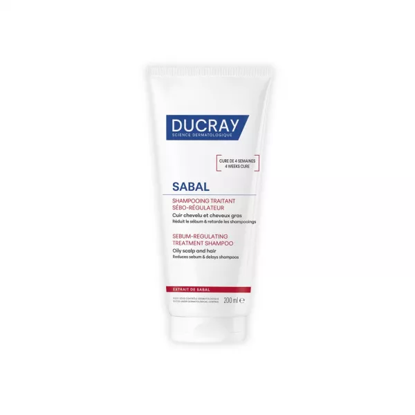 Sampon seboreglator pentru par gras Sabal, 200 ml, Ducray