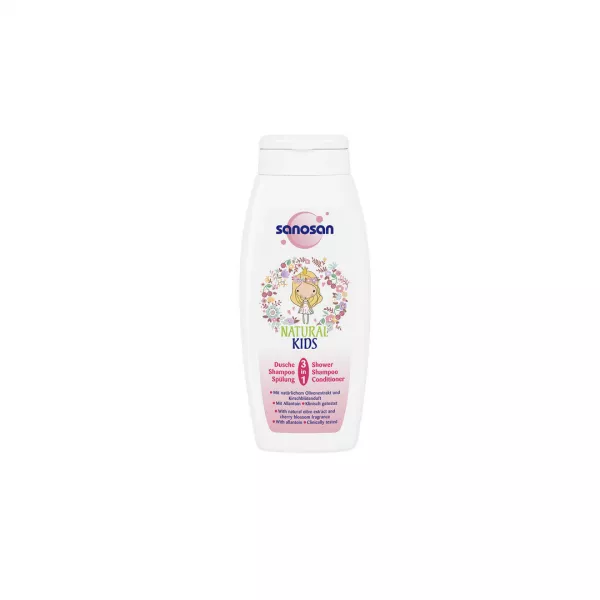 Sampon si gel de dus, 3 in 1, 250 ml, Sanosan Kids