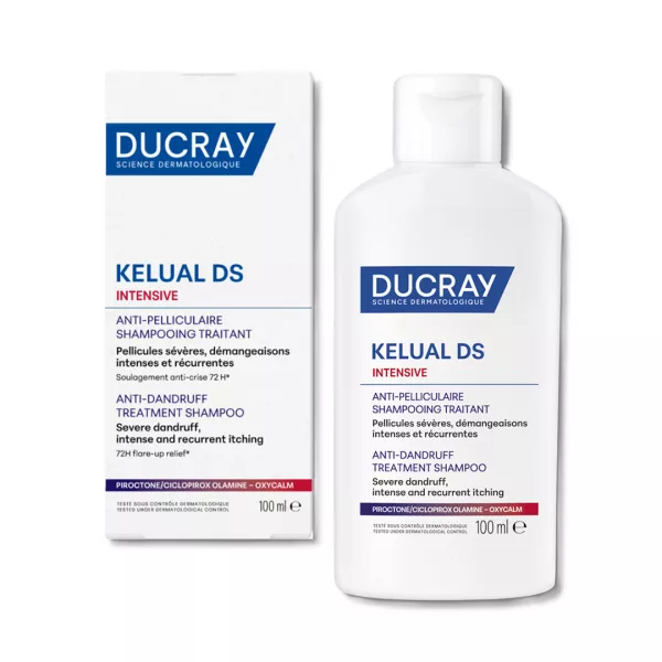 Sampon tratament anti-matreata severa si anti-mancarimi Kelual DS Intensive, 100 ml, Ducray