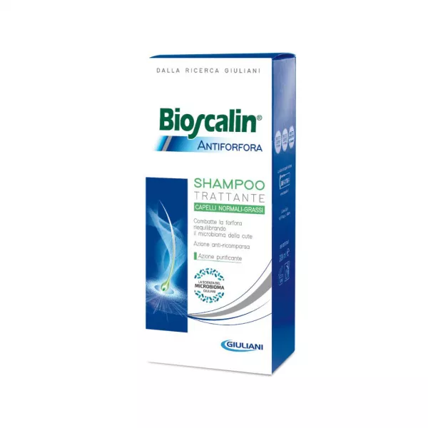 Sampon tratament antimatreata par normal gras, 200 ml, Bioscalin