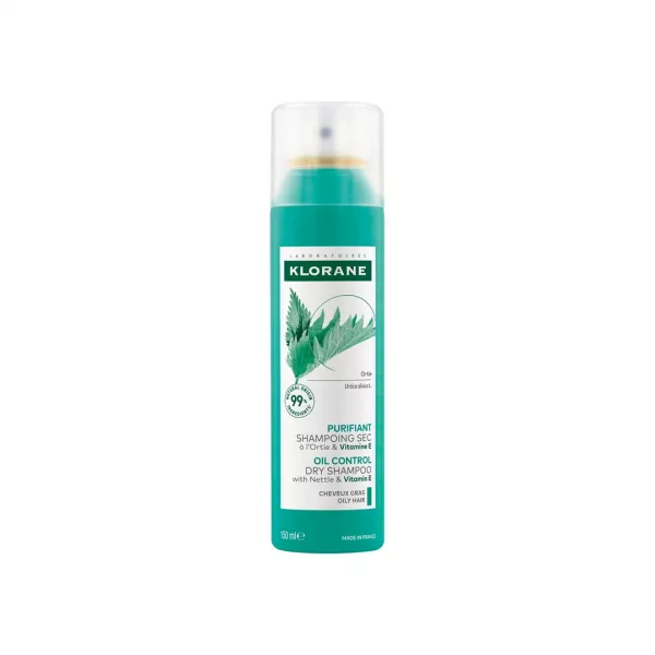 Sampon uscat cu urzica si vitamina E, 150 ml, Klorane