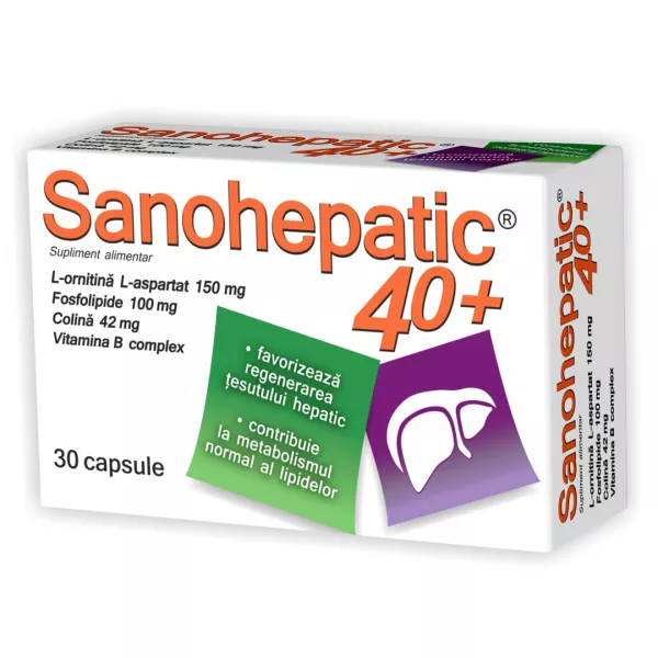 Sanohepatic 40+, 30 capsule, Natur Produkt