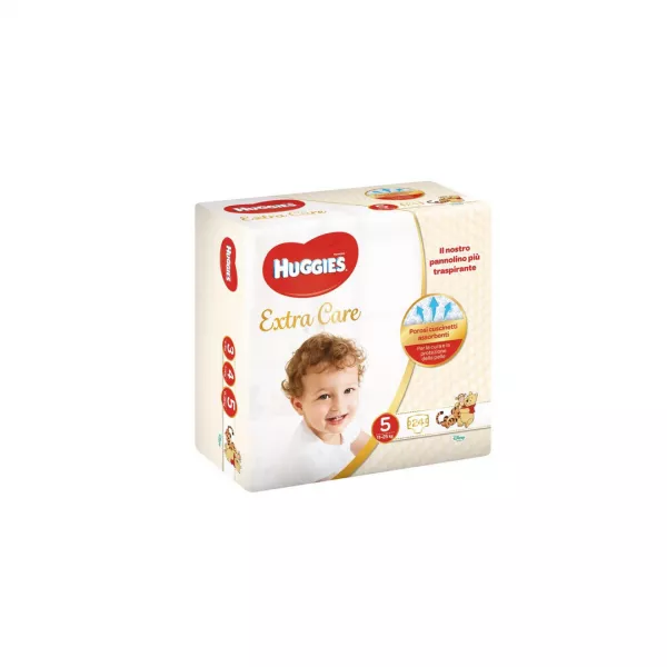 Scutece extra care, 24 bucati, 11 - 25 kg, Huggies