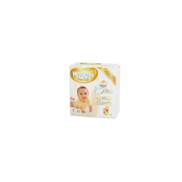 Scutece pentru copii Elite Soft 3, 5-9 kg, 21 bucati, Huggies