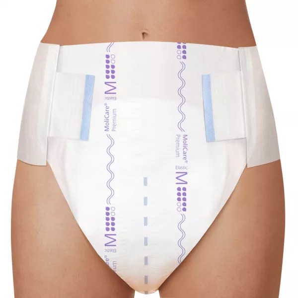 Scutece pentru incontinenta MoliCare Premium Elastic 8 picaturi, marime M, 26 bucati, Hartmann