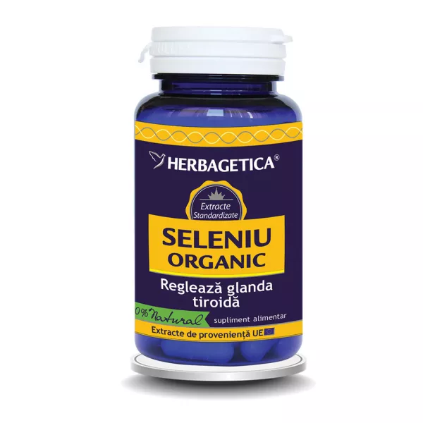 Seleniu Organic, 60 capsule, Herbagetica