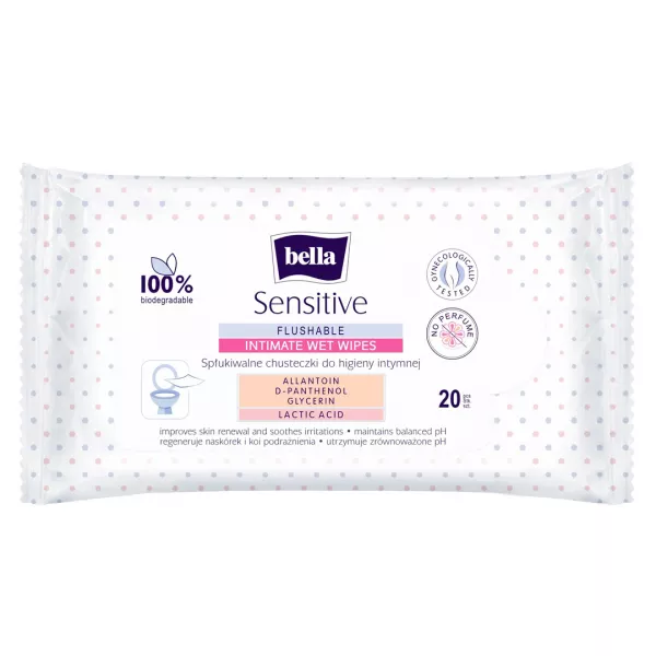 Sensitive Servetele intime, 20 bucati, Bella