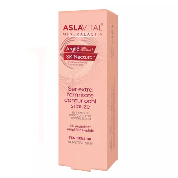 Ser Extra Fermitate, pentru contur ochi si buze MineralActiv, 15 ml, Aslavital