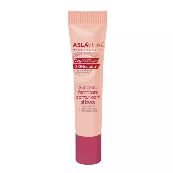 Ser Extra Fermitate, pentru contur ochi si buze MineralActiv, 15 ml, Aslavital