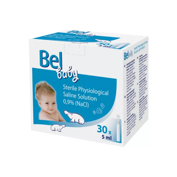 Ser fiziologic 0,9% Bel Baby, 30 fiole x 5 ml, Hartmann